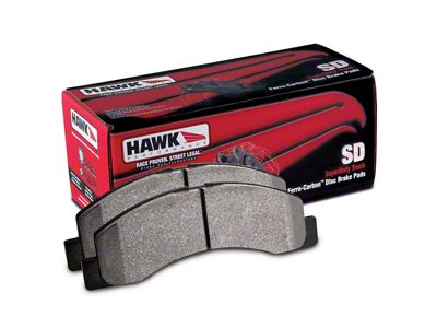 Hawk Performance SuperDuty Brake Pads; Front Pair (90-06 Jeep Wrangler YJ & TJ)