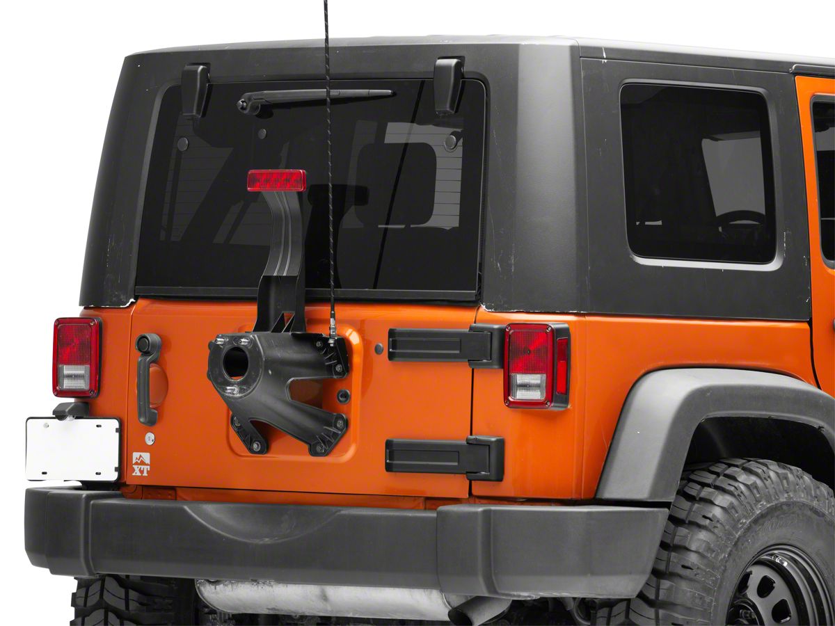 Poison Spyder Jeep Wrangler CB Antenna Mount 17-28-A10 (07-18 Jeep Wrangler  JK)