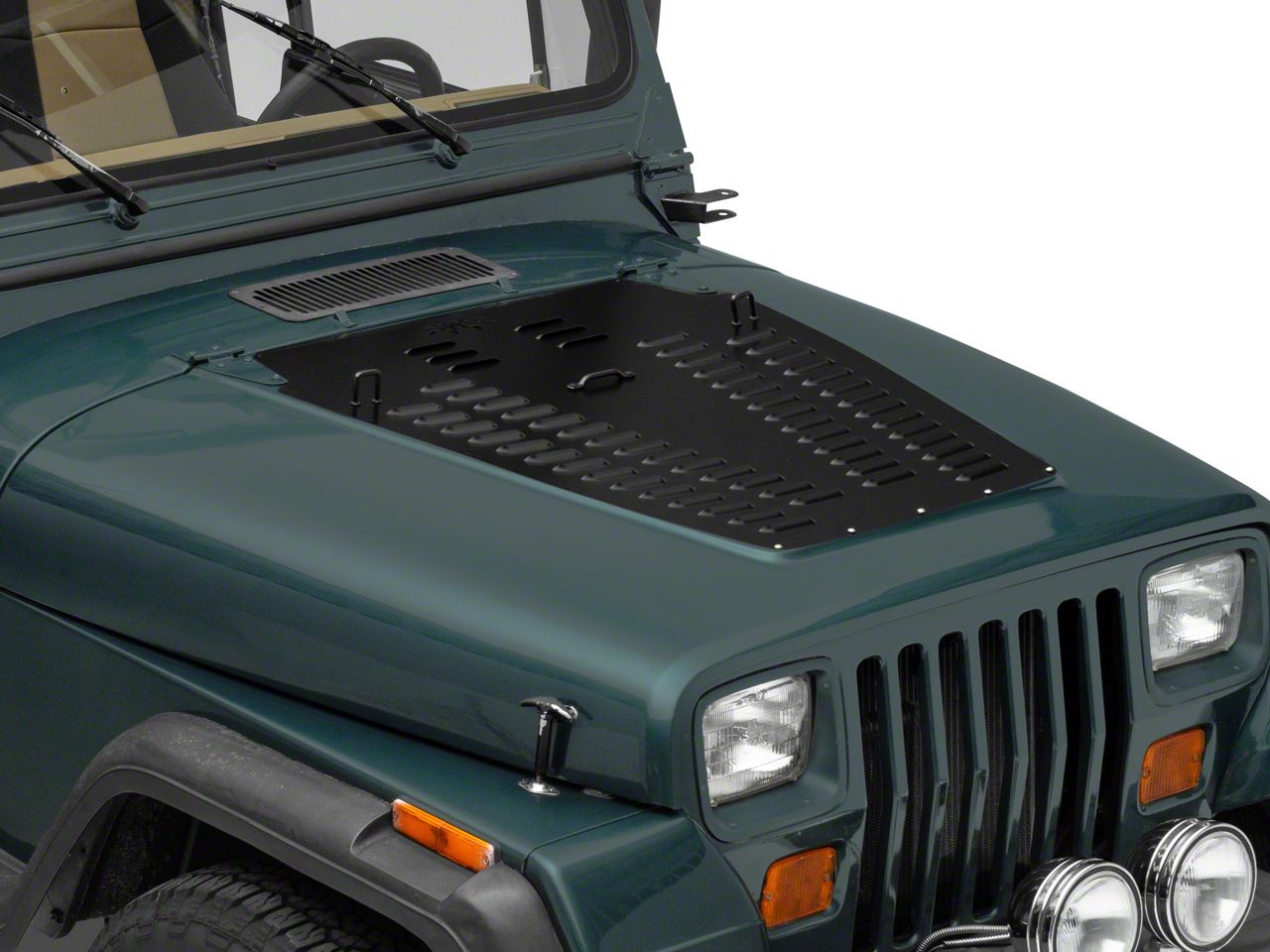 Poison Spyder Jeep Wrangler Hood Louver Black 1353010PC (8795
