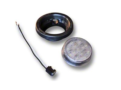 Poison Spyder 2.50-Inch LED Back-Up Light; Clear (Universal; Some Adaptation May Be Required)