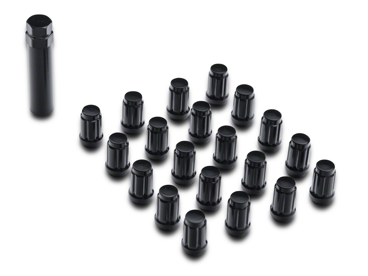 black spline lug nuts