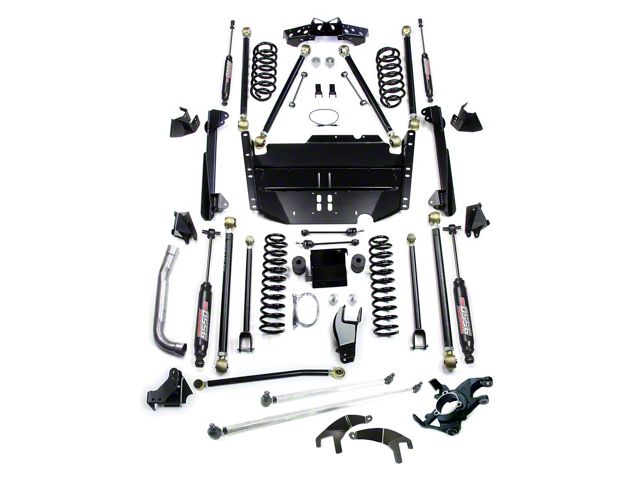 Teraflex 5-Inch Pro LCG Long Arm Suspension Lift Kit with High Steer and 9550 VSS Shocks (97-06 Jeep Wrangler TJ)