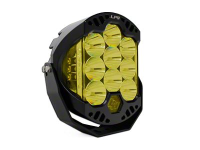 Baja Designs 8-Inch LP9 Racer Edition Round Amber LED Light; Spot Beam (Universal; Some Adaptation May Be Required)