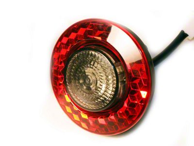 Delta 3-3/4-Inch Round LED Back-Up Light (Universal; Some Adaptation May Be Required)