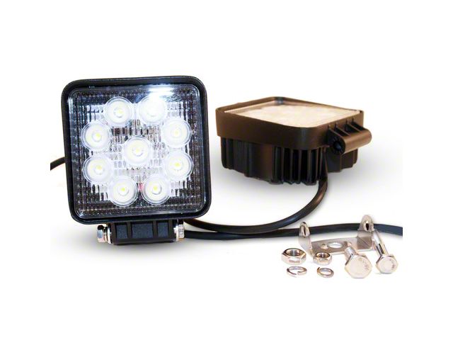 Delta Lights 4.50-Inch High Output Round LED Light; Flood Beam (Universal; Some Adaptation May Be Required)