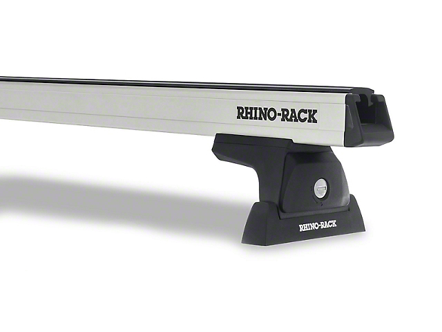 Rhino-Rack Heavy Duty RLT600 3-Bar Backbone Roof Rack; Silver (07-18 Jeep Wrangler JK 4-Door)