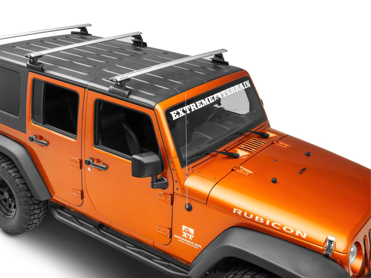 Rhino-Rack Jeep Wrangler Vortex RLT600 3-Bar Backbone Roof Rack