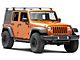 Rhino-Rack Vortex RLT600 3-Bar Backbone Roof Rack; Silver (07-18 Jeep Wrangler JK 4-Door)