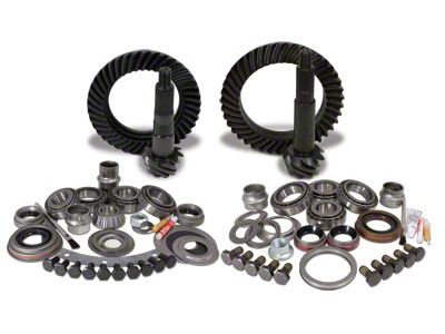 USA Standard Gear Dana 30 Front Axle/35 Rear Axle Ring and Pinion Gear Kit with Install Kit; 4.56 Gear Ratio (87-95 Jeep Wrangler YJ)