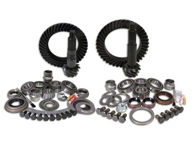 USA Standard Gear Dana 30 Front Axle/35 Rear Axle Ring and Pinion Gear Kit with Install Kit; 4.56 Gear Ratio (97-06 Jeep Wrangler TJ, Excluding Rubicon)