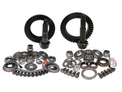 USA Standard Gear Dana 30 Front Axle/44 Rear Axle Ring and Pinion Gear Kit with Install Kit; 4.56 Gear Ratio (97-06 Jeep Wrangler TJ, Excluding Rubicon)
