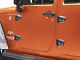 RedRock Door Hinge Covers; Gloss Black (07-18 Jeep Wrangler JK 4-Door)