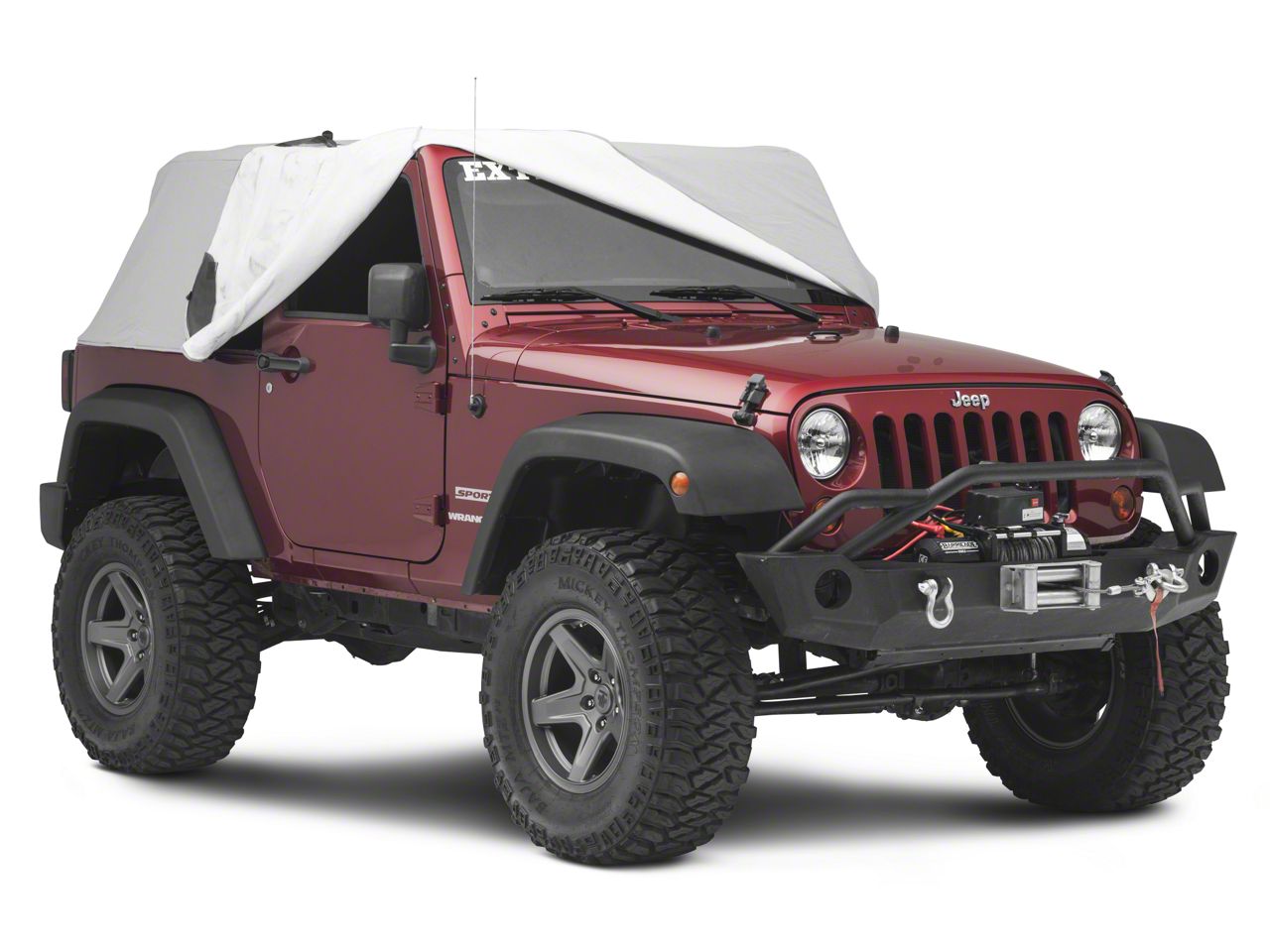 jeep wrangler quick cover