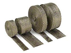 Titanium Exhaust Wrap; 2-Inch Wide x 33-Foot Roll (Universal; Some Adaptation May Be Required)