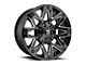 Fuel Wheels Ambush Gloss Black Milled Wheel; 17x9 (97-06 Jeep Wrangler TJ)
