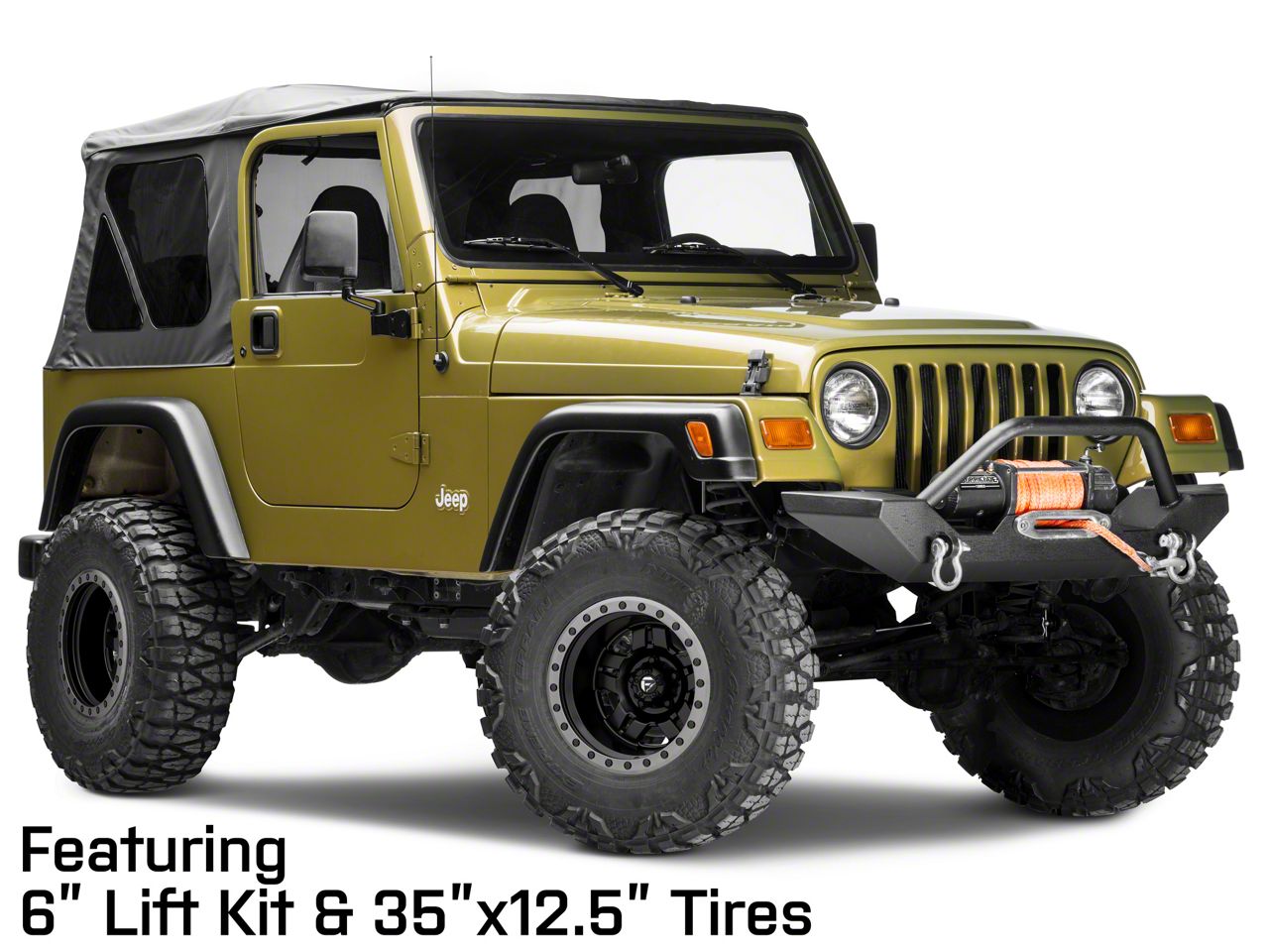 Fuel Wheels Anza Matte Black Wheel; 15x10 (97-06 Jeep Wrangler TJ)