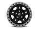 Fuel Wheels Anza Matte Black Wheel; 15x8 (87-95 Jeep Wrangler YJ)