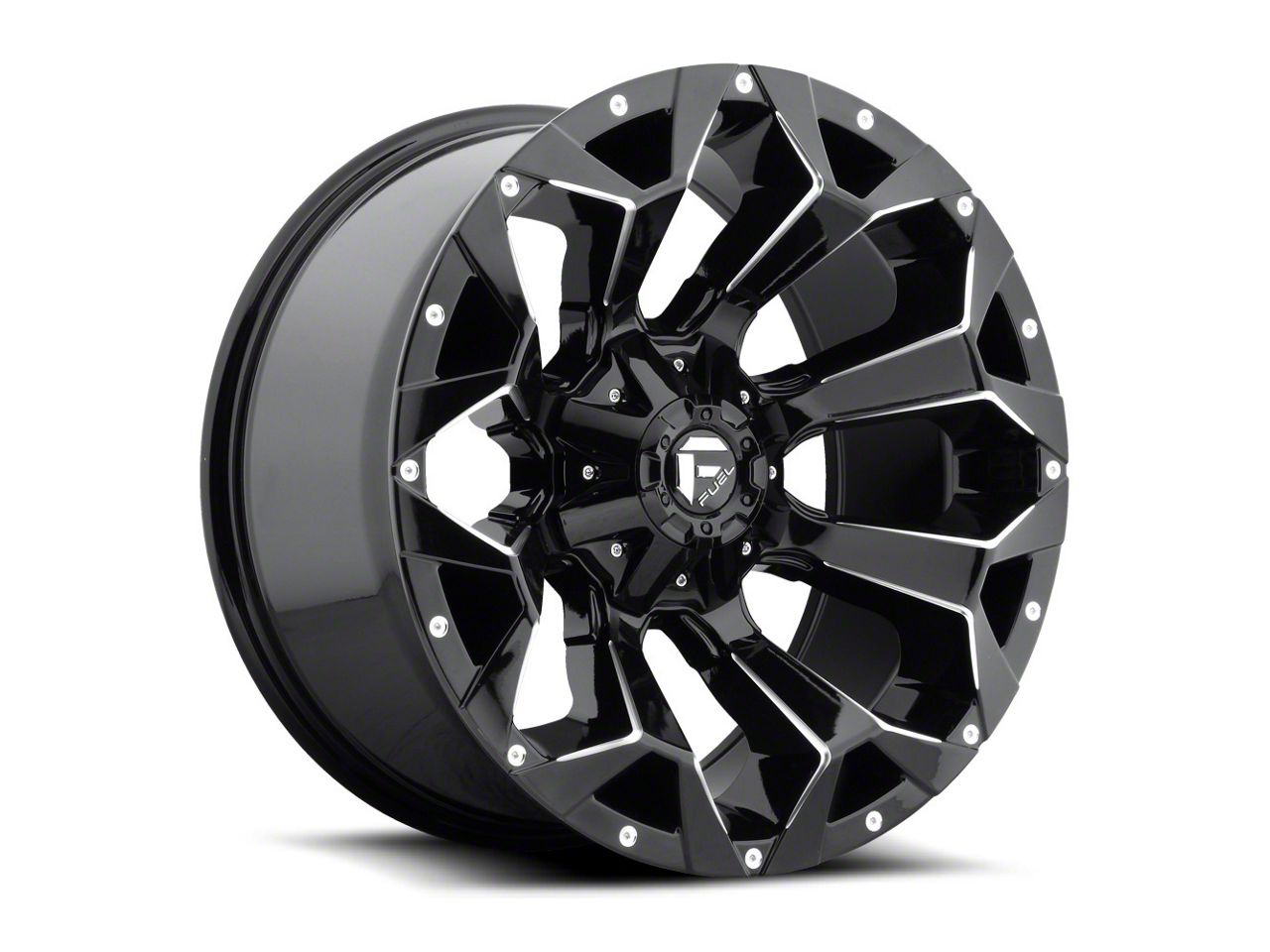 Fuel Wheels Assault Gloss Black Milled Wheel; 18x9 (84-01 Jeep Cherokee XJ)