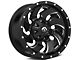 Fuel Wheels Cleaver Gloss Black Milled Wheel; 18x9 (97-06 Jeep Wrangler TJ)