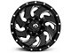 Fuel Wheels Cleaver Gloss Black Milled Wheel; 20x12 (97-06 Jeep Wrangler TJ)