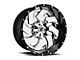Fuel Wheels Cleaver Chrome Wheel; 20x10 (97-06 Jeep Wrangler TJ)