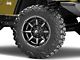 Fuel Wheels Coupler Matte Black Machined Wheel; 18x9 (97-06 Jeep Wrangler TJ)