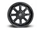Fuel Wheels Hydro Matte Black Wheel; 17x8.5 (97-06 Jeep Wrangler TJ)