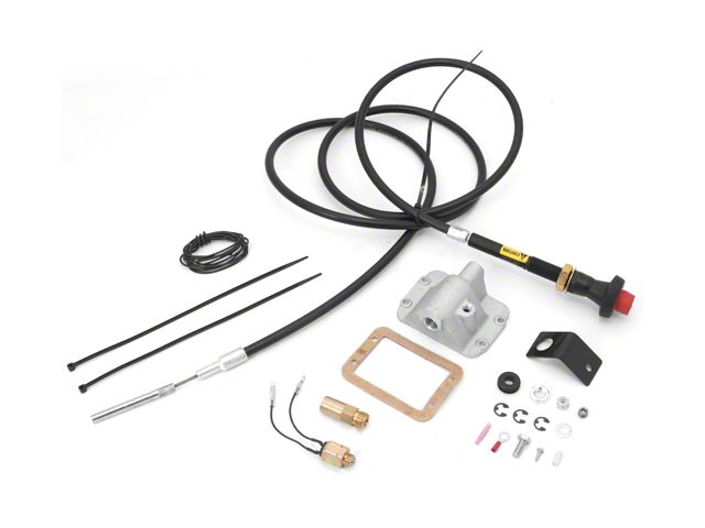 Alloy USA Dana 30 Front Axle Differential Cable Lock Kit for 3 to 6-Inch Lift (87-95 Jeep Wrangler YJ)