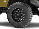 Fuel Wheels Lethal Matte Black Milled Wheel; 18x9 (97-06 Jeep Wrangler TJ)