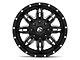 Fuel Wheels Lethal Matte Black Milled Wheel; 18x9 (97-06 Jeep Wrangler TJ)