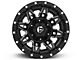 Fuel Wheels Lethal Matte Black Milled Wheel; 20x9 (97-06 Jeep Wrangler TJ)