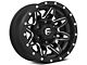 Fuel Wheels Lethal Matte Black Milled Wheel; 15x8 (97-06 Jeep Wrangler TJ)
