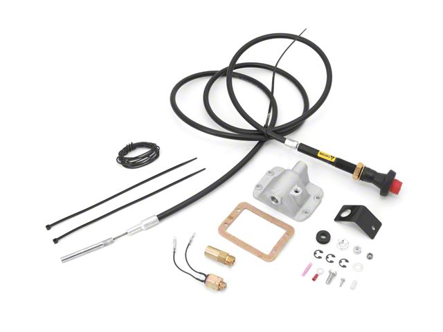 Alloy USA Dana 30 Front Axle Differential Cable Lock Kit (87-95 Jeep Wrangler YJ)