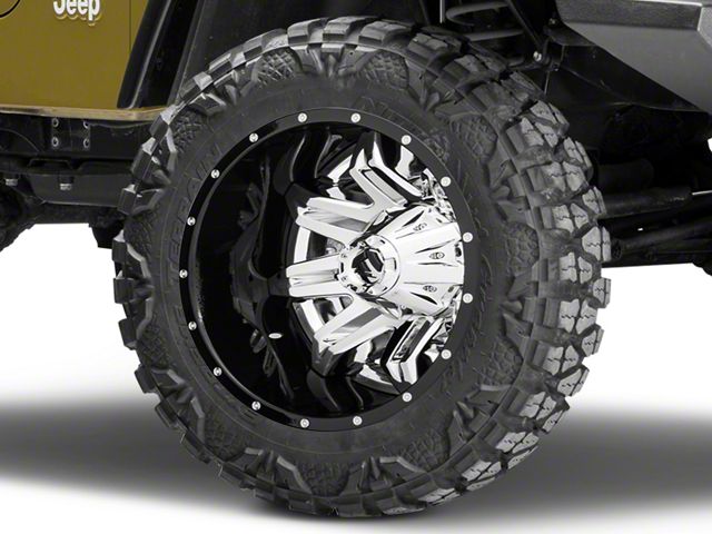 Fuel Wheels Lethal Chrome Wheel; 20x10 (97-06 Jeep Wrangler TJ)