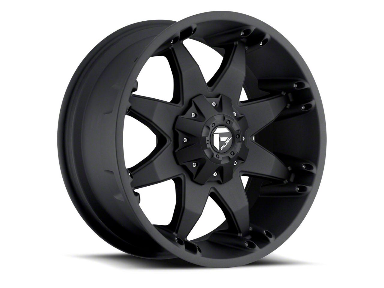 Fuel Wheels Octane Matte Black Wheel; 20x12 (87-95 Jeep Wrangler YJ)