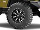 Fuel Wheels Throttle Matte Black Milled Wheel; 17x9 (97-06 Jeep Wrangler TJ)