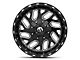 Fuel Wheels Triton Gloss Black Milled Wheel; 17x9 (87-95 Jeep Wrangler YJ)