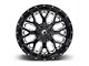 Fuel Wheels Titan Gloss Black Milled Wheel; 20x12 (97-06 Jeep Wrangler TJ)