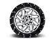 Fuel Wheels Triton Chrome with Gloss Black Lip Wheel; 20x10 (97-06 Jeep Wrangler TJ)