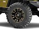Fuel Wheels Vapor Matte Black Machined Wheel; 17x9 (97-06 Jeep Wrangler TJ)