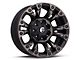 Fuel Wheels Vapor Matte Black Machined Wheel; 20x9 (97-06 Jeep Wrangler TJ)