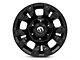 Fuel Wheels Vapor Matte Black Wheel; 15x8 (87-95 Jeep Wrangler YJ)