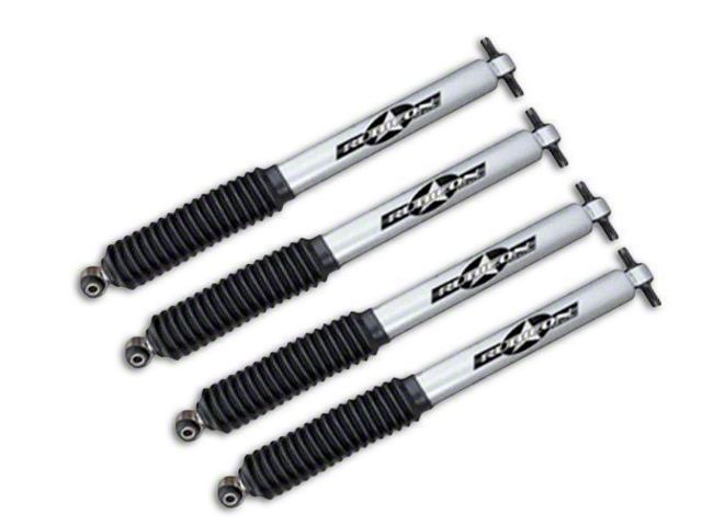 Rubicon Express Extreme-Duty Front and Rear Mono-Tube Shocks for 2-Inch Lift (07-18 Jeep Wrangler JK)