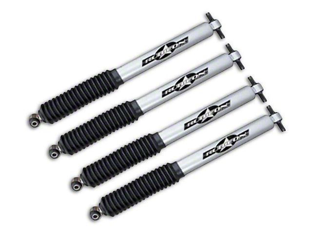 Rubicon Express Extreme-Duty Front and Rear Mono-Tube Shocks for 4.50-Inch Lift (07-18 Jeep Wrangler JK)