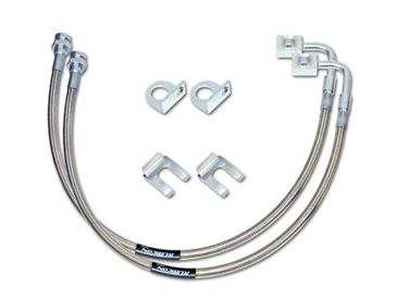 Rubicon Express Jeep Wrangler Front Stainless Steel Brake Lines