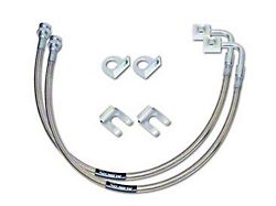Jeep JK Stainless Steel Brake Line 07-18 Wrangler JK Front Lift Height 4-7 Inch Pair Skyjacker