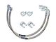 Rubicon Express Front Stainless Steel Brake Lines for 3 to 4.50-Inch Lift (07-18 Jeep Wrangler JK)