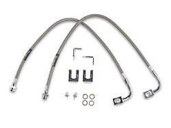 Rubicon Express Rear Stainless Steel Brake Lines for 3 to 4.50-Inch Lift (07-18 Jeep Wrangler JK)