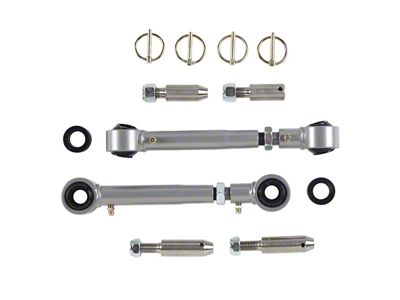 07-18 Wrangler JK 12.25 Inch Front Sway Bar Quick Disconnect Kit 6 Inch Lift TeraFlex