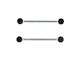 Rubicon Express Rear Sway Bar End Links for 3.50 to 4.50-Inch Lift (97-06 Jeep Wrangler TJ)